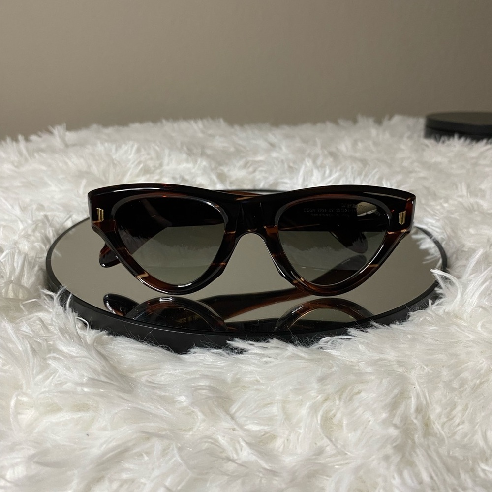 Cutler And Gross Sunglasses/ Model #: 9926/ Brown- Gold Marble Frames